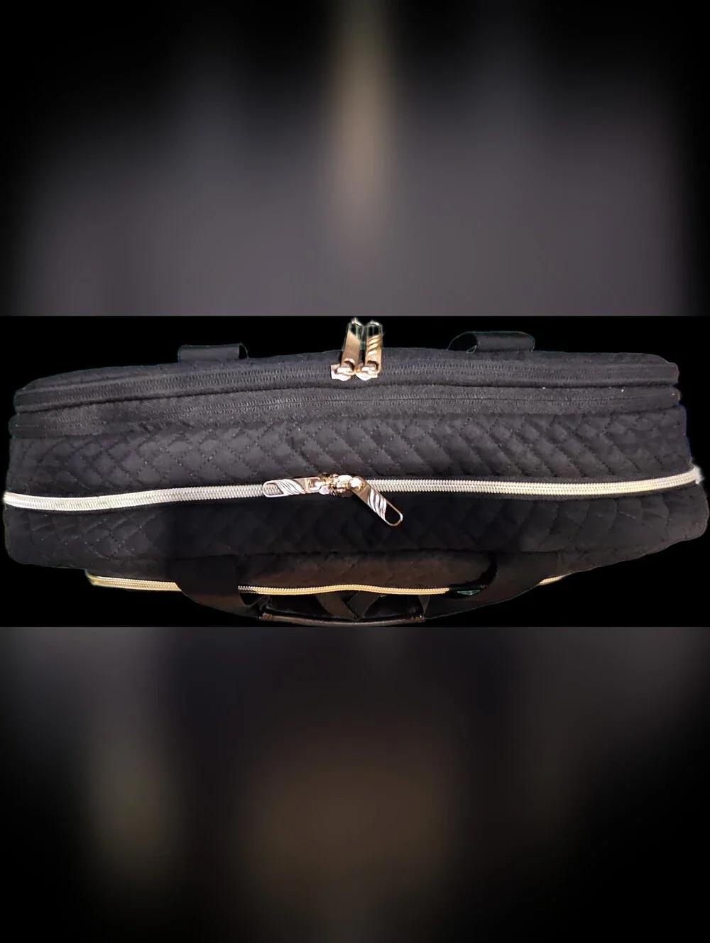 BAGSMART Quilted Black Organizer Case